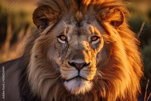 Pride and Power: Captivating Lion Image © Matthew