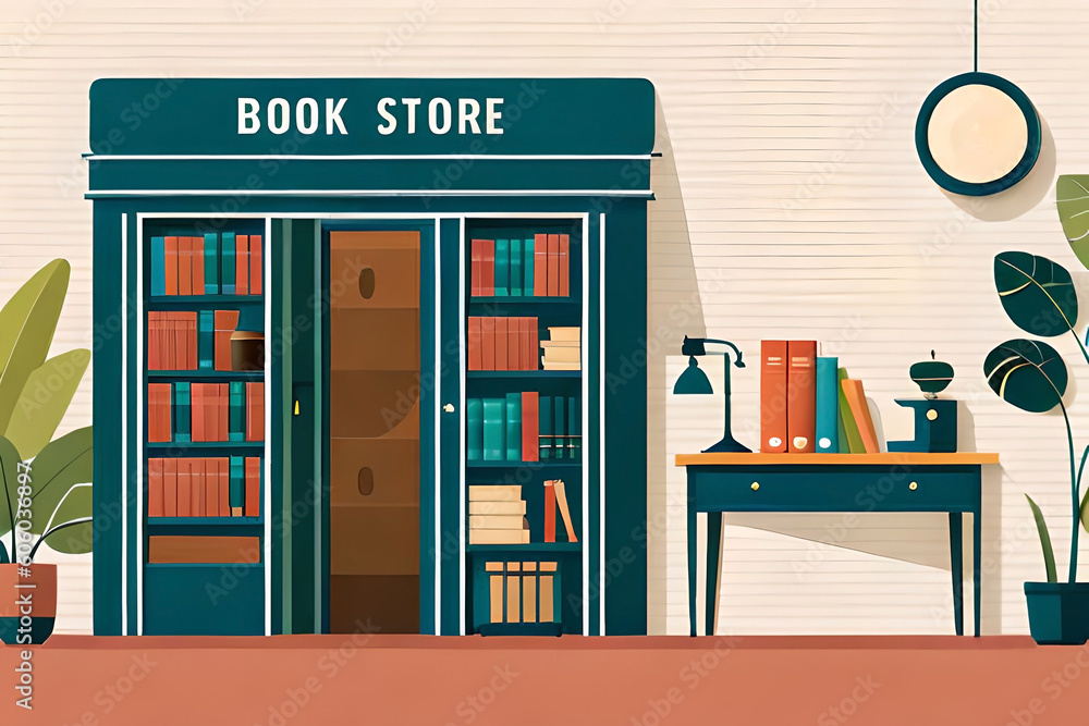 a website banner for a language learning app featuring books and materials a website banner for a language learning app featuring books and materials