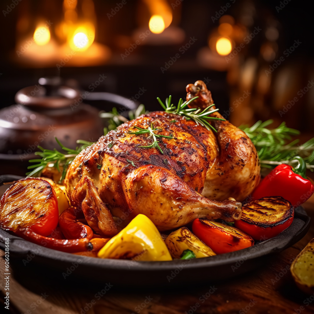 Grilled Goodness: Macrophotography Unveiling the Perfectly Cooked Chicken Grilled Goodness: Macrophotography Unveiling the Perfectly Cooked Chicken