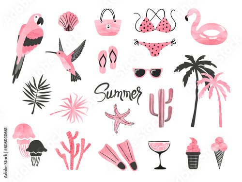 Cute big beach set with sum...
