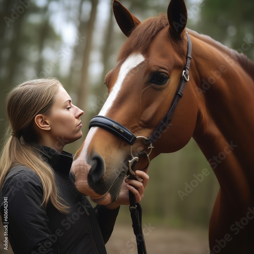 girl and horse