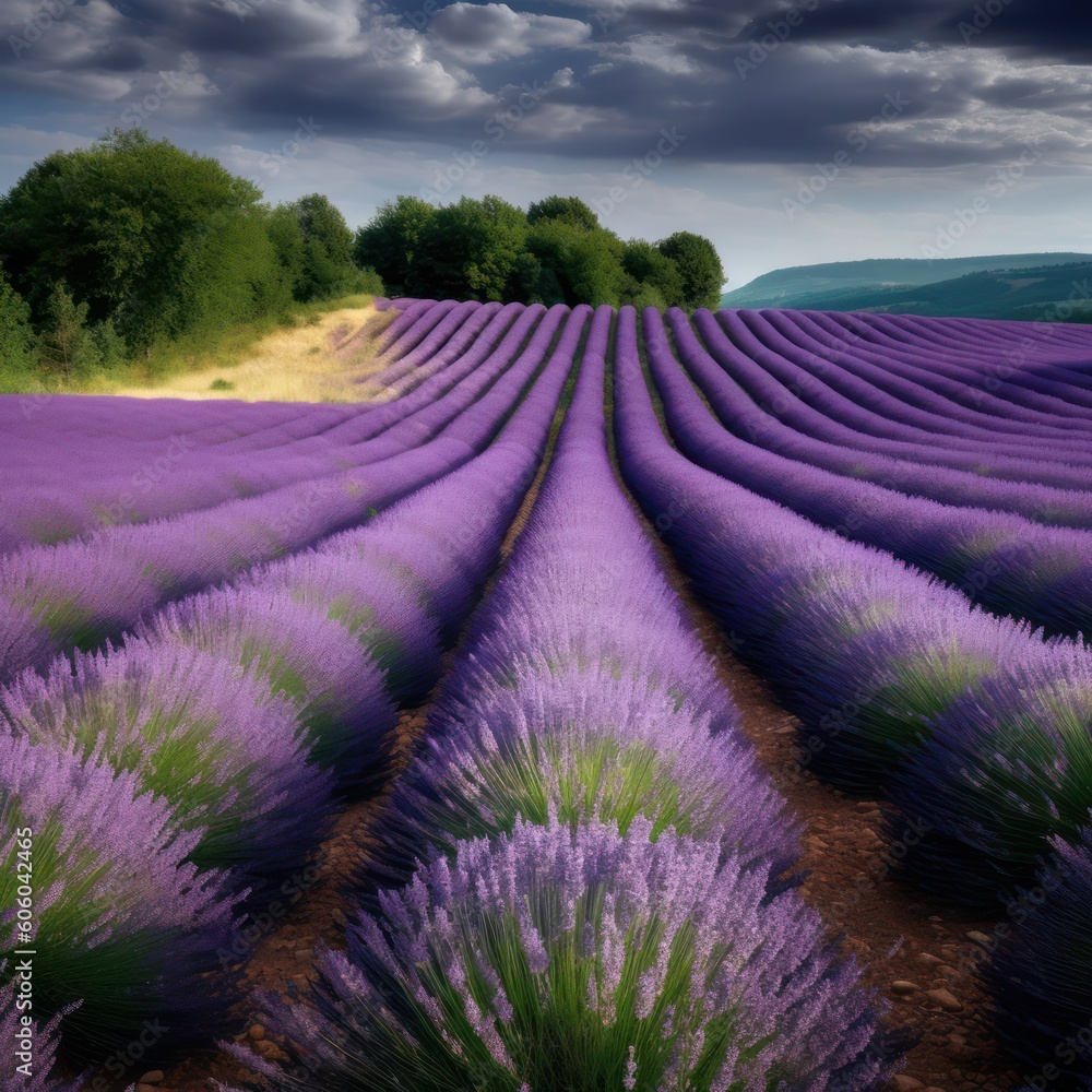 Obraz premium lavender field region