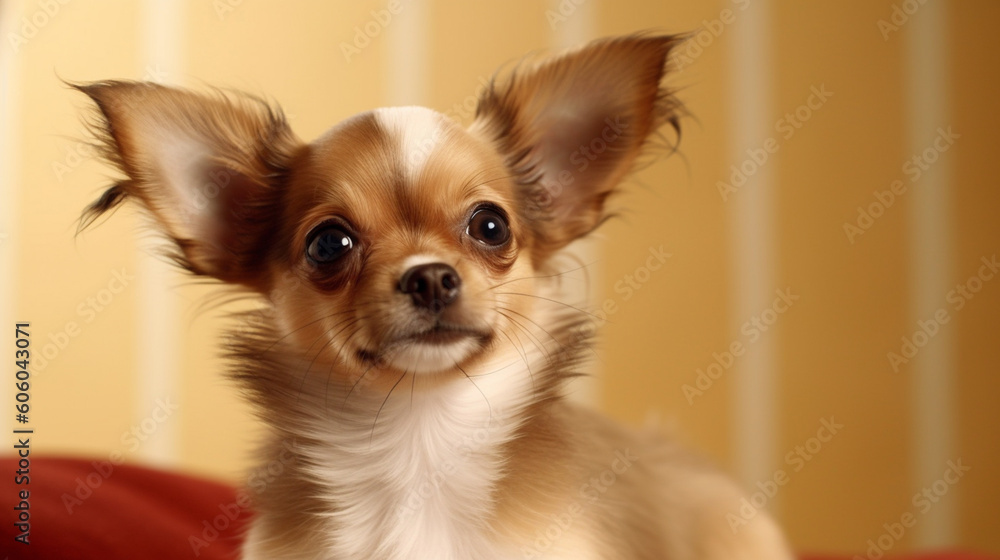 Chihuahua dog in the grass Chihuahua dog in the grass