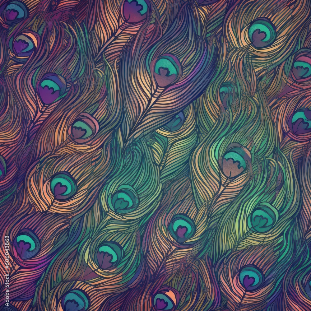 seamless pattern with feathers seamless pattern with feathers
