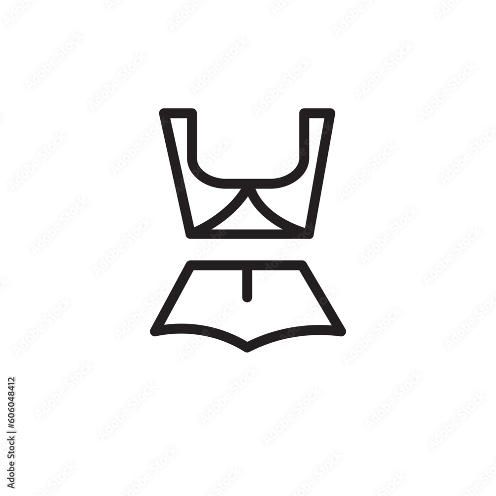 Pants Suit Swim Outline Icon Pants Suit Swim Outline Icon