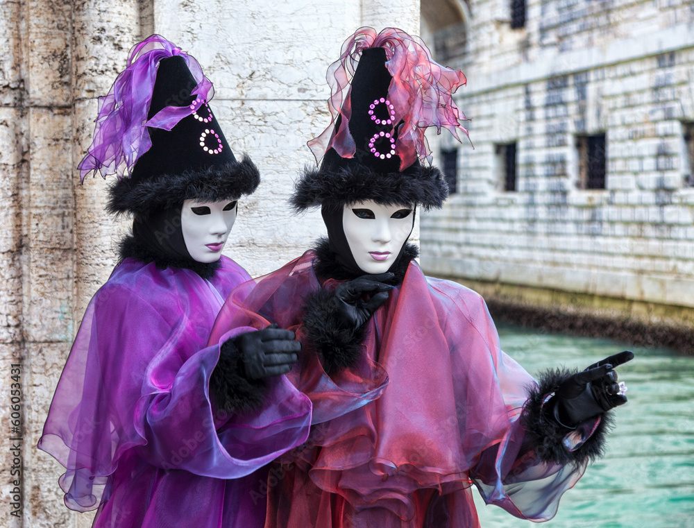 Venetian Couple, Venice Carnival