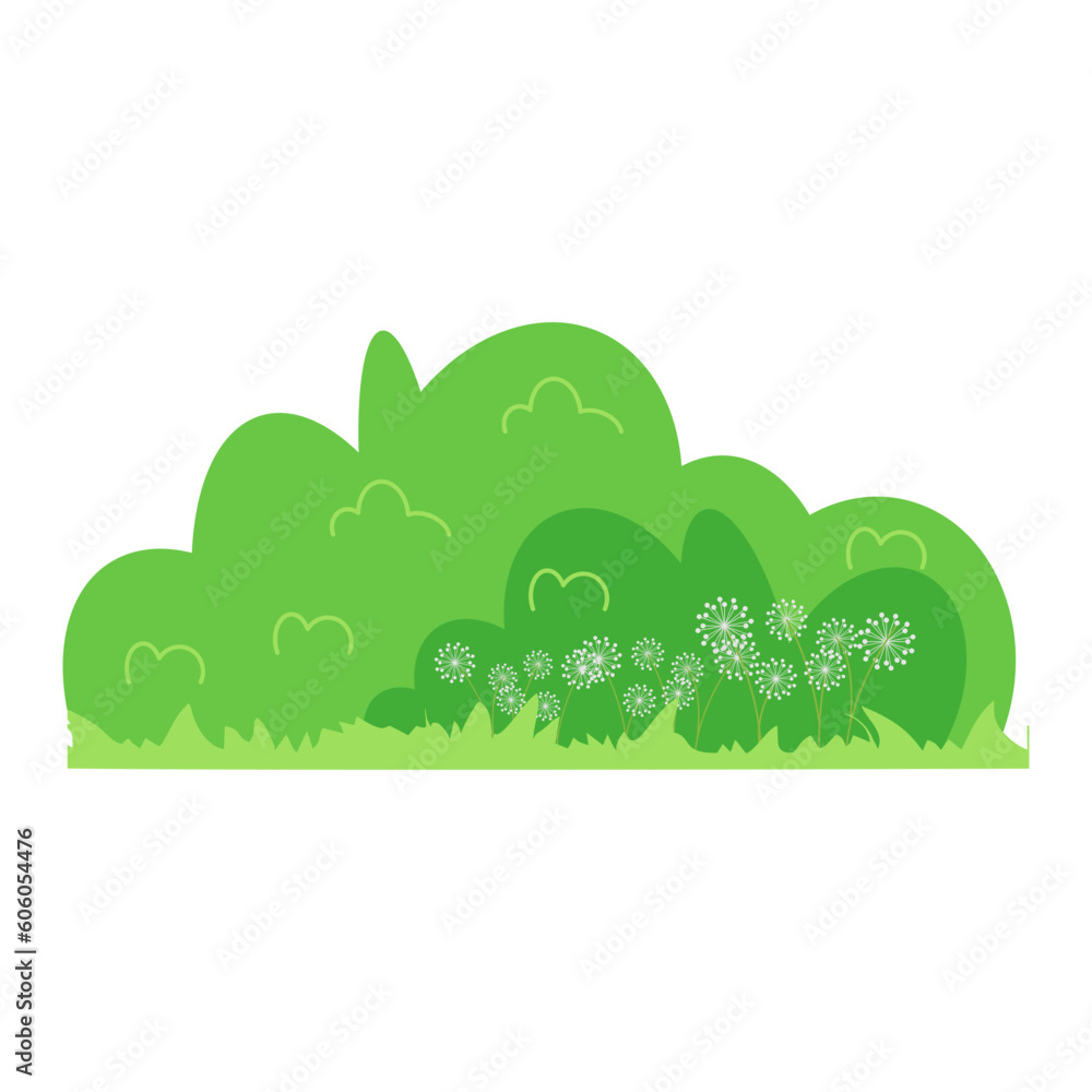 Fototapeta premium Green Grass Illustration