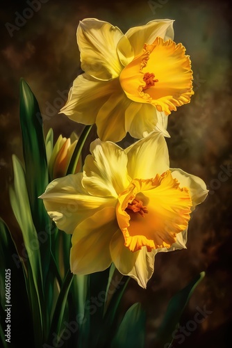 daffodils in spring