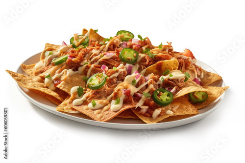 Delicious Plate of Nachos o...