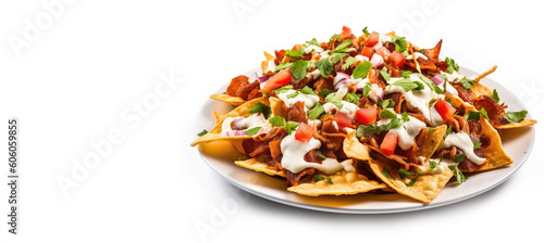 Delicious Plate of Nachos o...