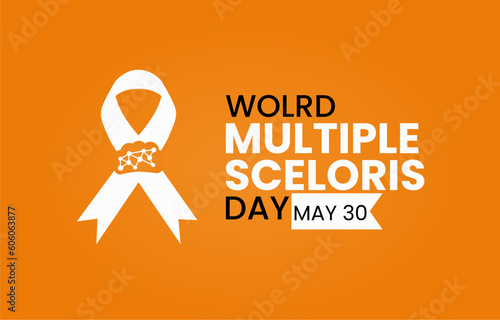 Vector Illustration of World Multiple Sclerosis Day. flat design, vektor design