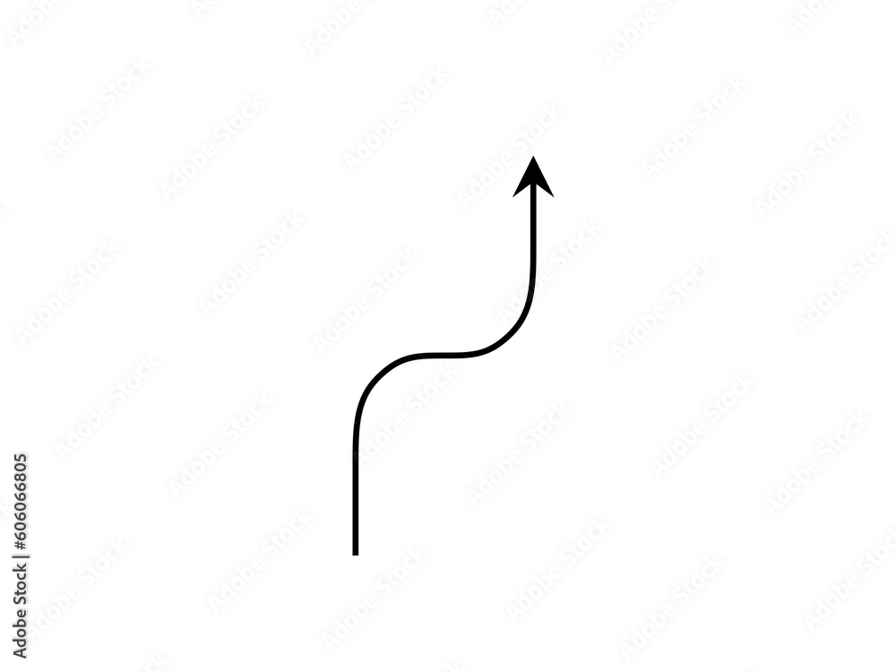Arrow icon vector illustration template design. Business and finance concept Arrow icon vector illustration template design. Business and finance concept