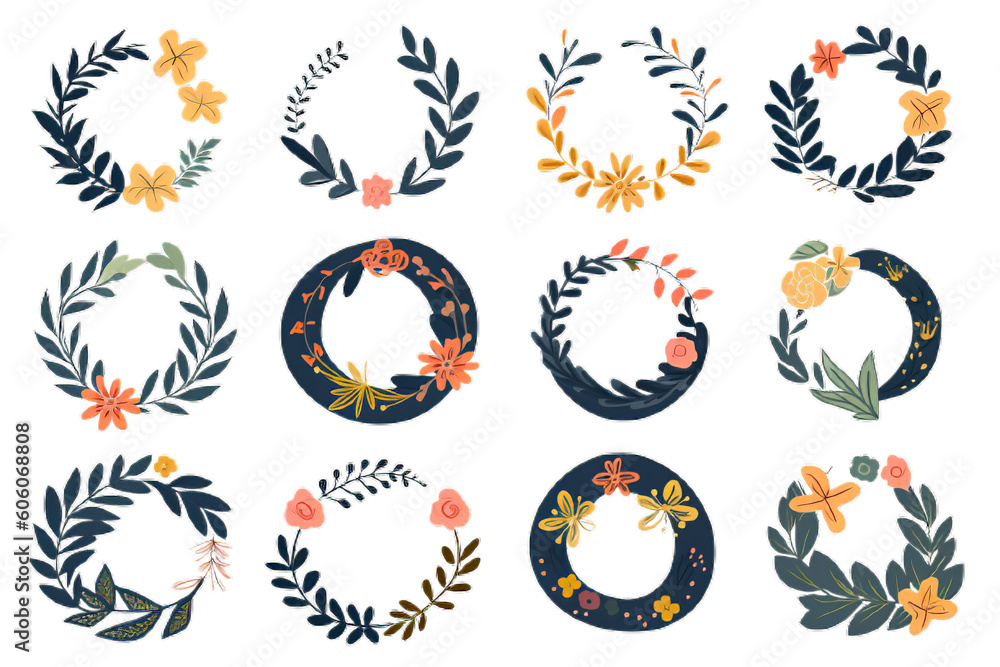 Illustration of a Floral Arrangement Illustration of a Floral Arrangement