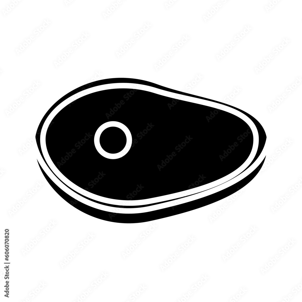 Solid MEAT design vector icon design vector line icon svg Solid MEAT design vector icon design vector line icon svg