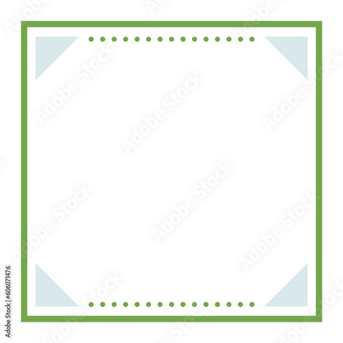 Green and blue backgrounds materials, frame for your text