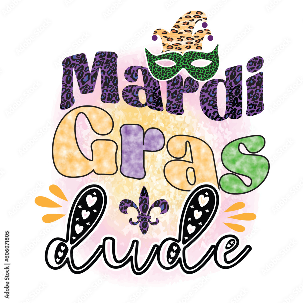 Mardi Gras Sublimation Design Mardi Gras Sublimation Design