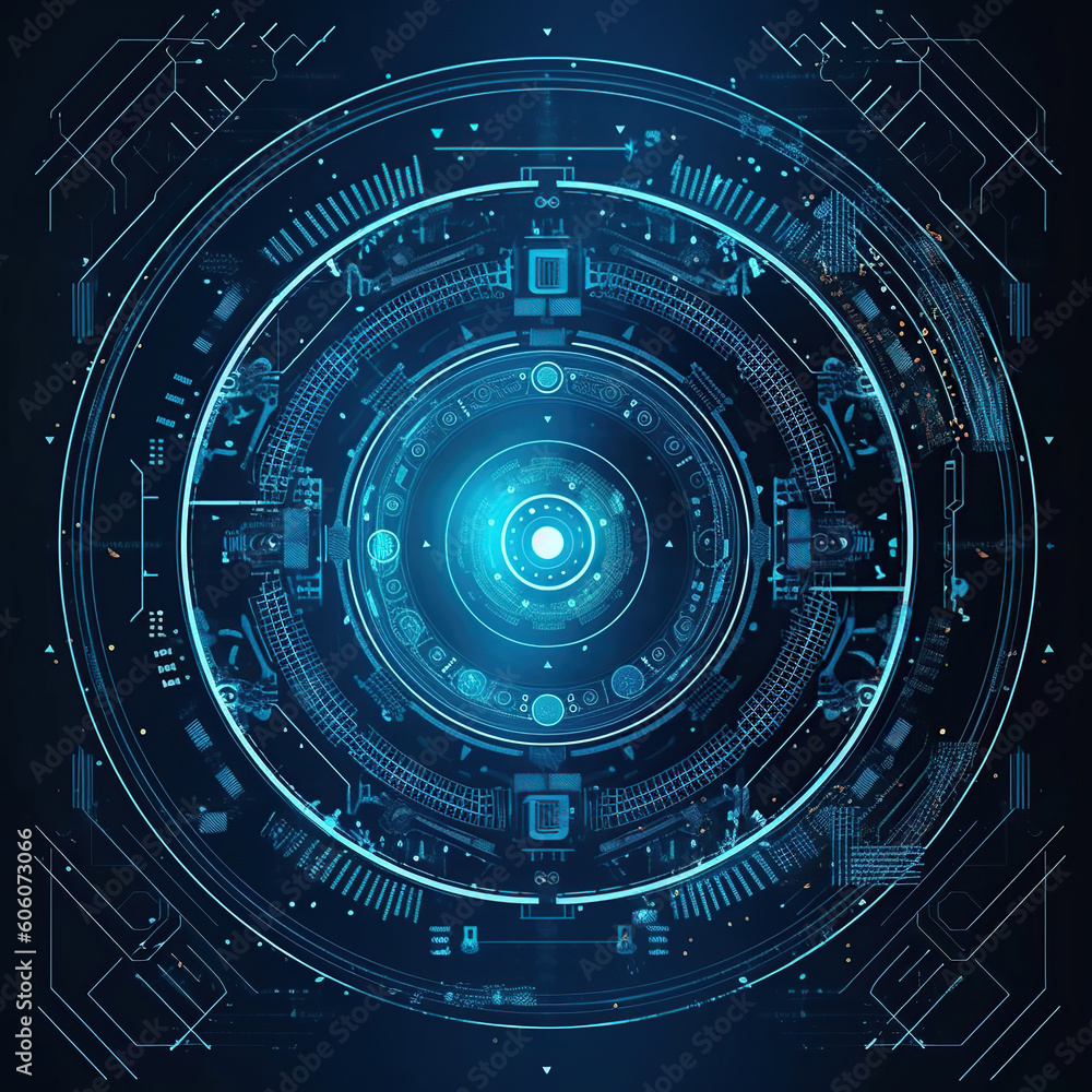 Obraz premium abstract technology background