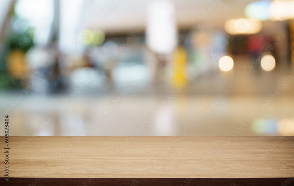 Empty wood table top and blur of out door garden background Empty wooden table space for text marketing promotion. blank wood table copy space for background Empty wood table top and blur of out door garden background Empty wooden table space for text marketing promotion. blank wood table copy space for background