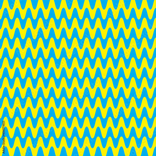 seamless pattern with wave shapes