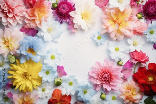 concept peonies pastel color flower spring design watercolor background valentine blossom. Generative AI. © SHOTPRIME STUDIO