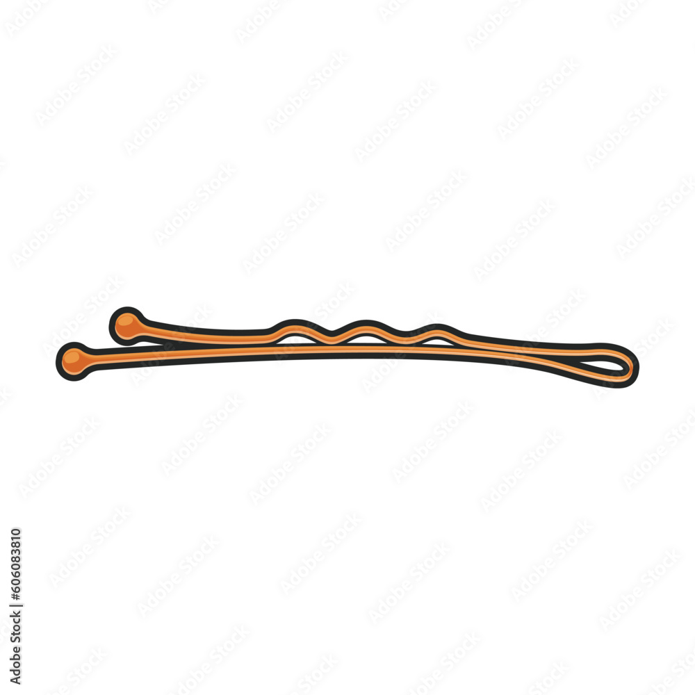 Hairpin vector icon.Cartoon vector icon isolated on white background hairpin . Hairpin vector icon.Cartoon vector icon isolated on white background hairpin .