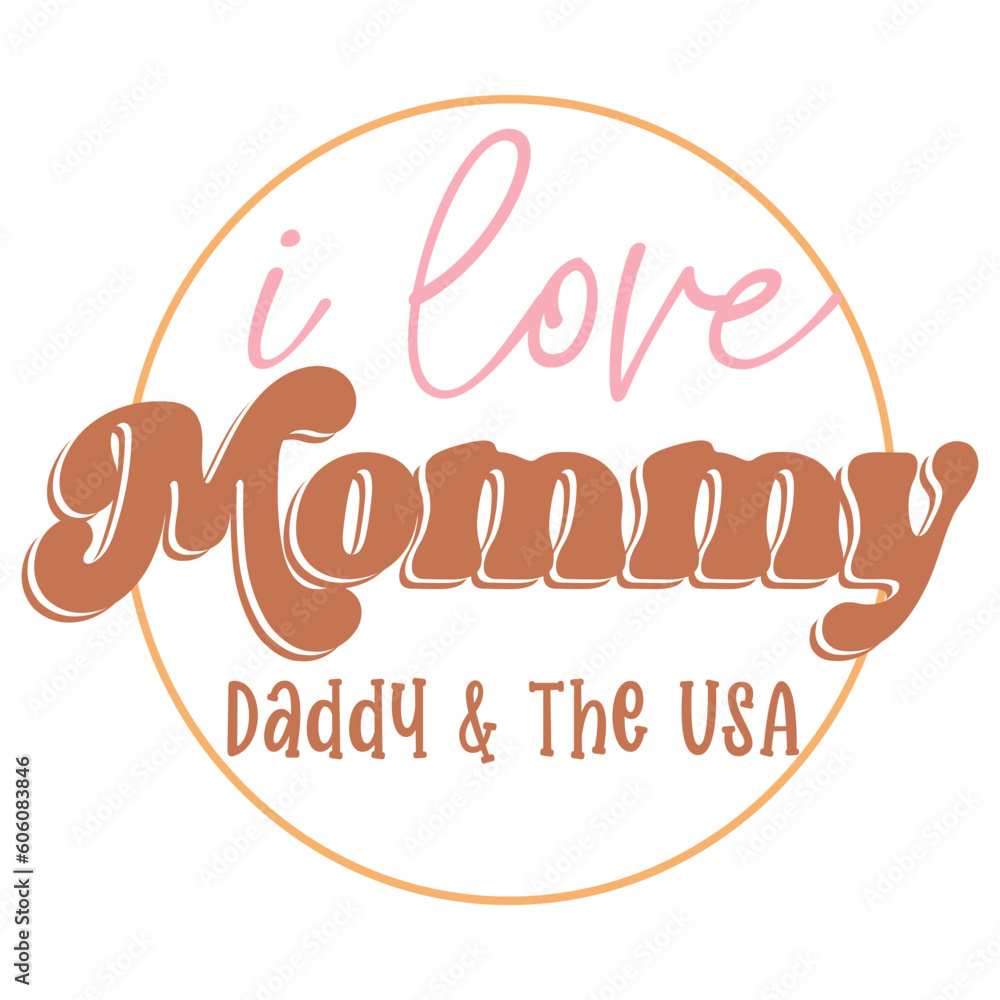 Fototapeta premium Mom Retro Design