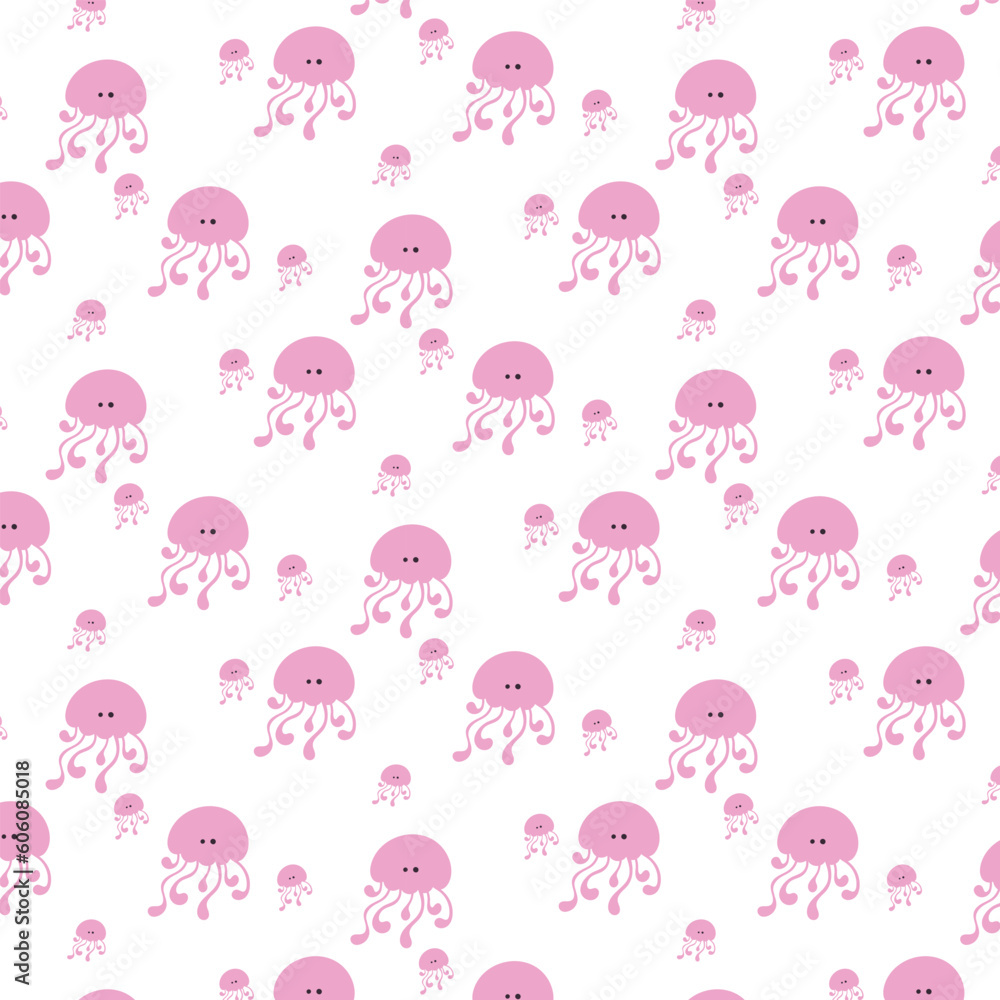 Jellyfish background for banner design.