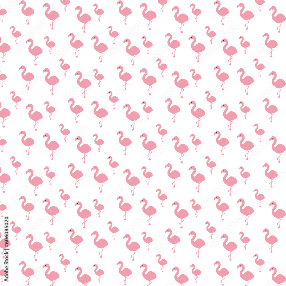 Flamingo background for banner design.