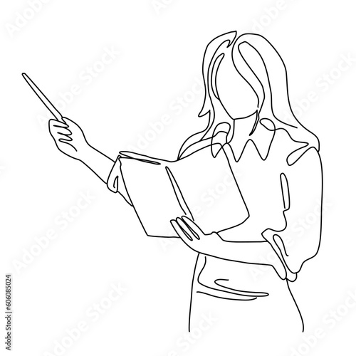 man at the blackboard explaining the lecture