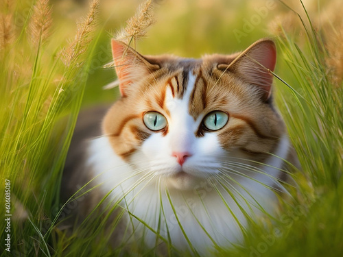 Captivating Close-Ups of Adorable Cats Generated by AI