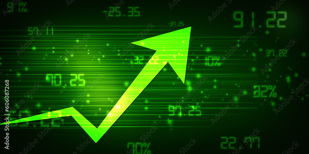 2d illustration business arrow 2d illustration business arrow