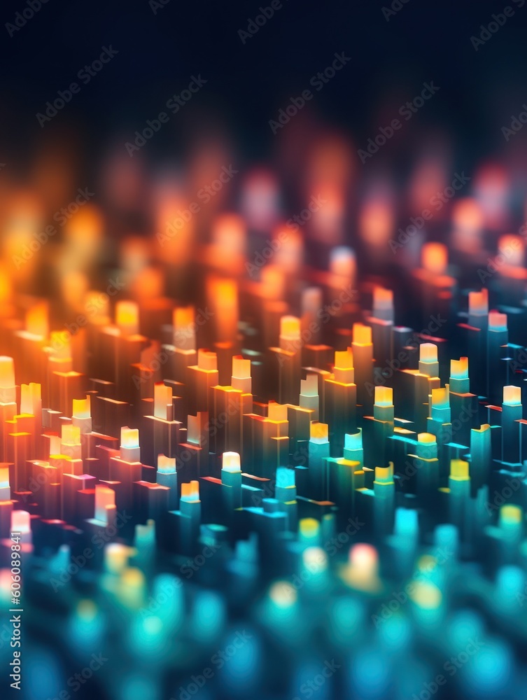 Fototapeta premium Gradient modern abstract background. Generative AI