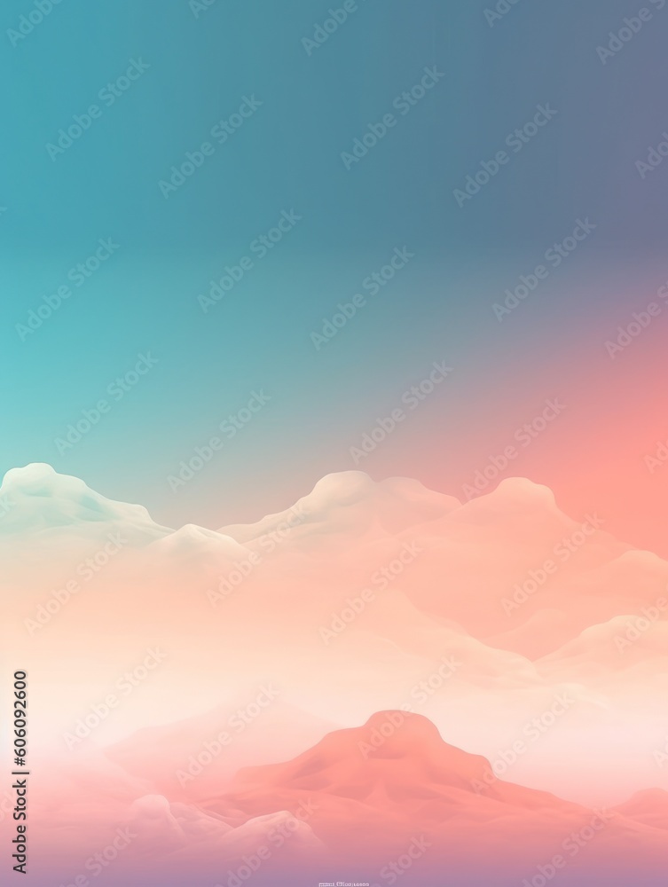 Abstract blurred gradient background. Generative AI
