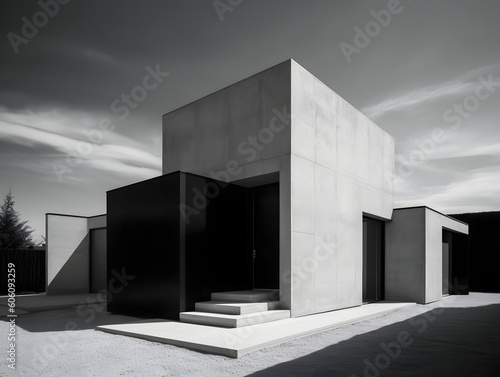 the essence of minimalism in architecture Generative AI.