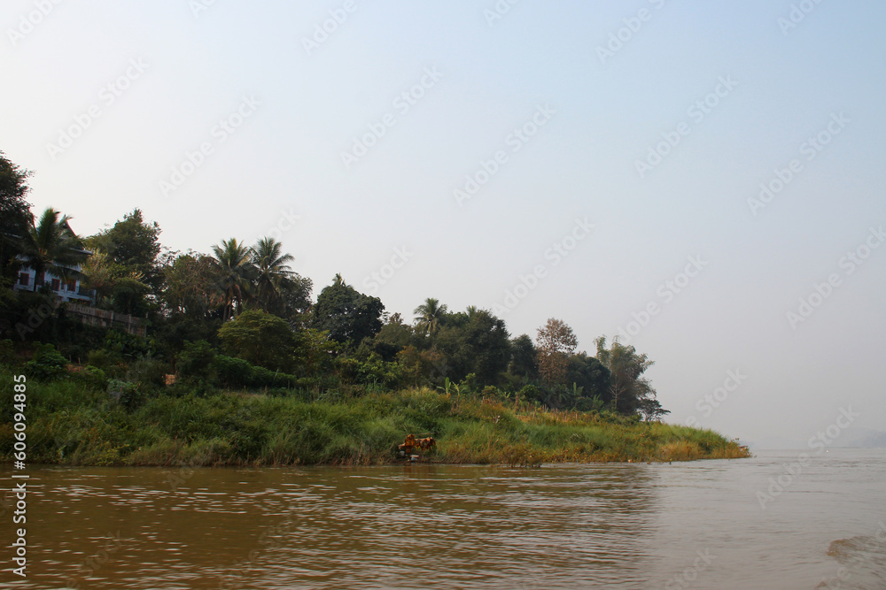 river mekong closed to luang prabang (laos)