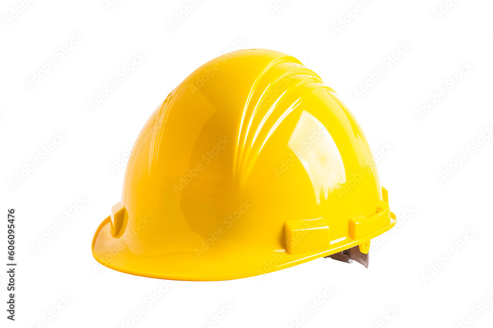 Safety first hard helmet hat isolated on white background with clipping path. Safety first hard helmet hat isolated on white background with clipping path.