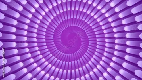 Magical purple beautiful swirl spiral animation