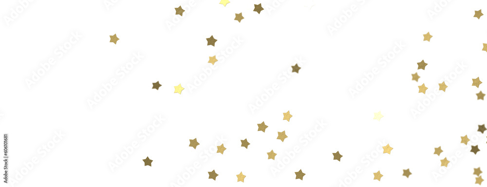 Fototapeta premium Celestial Christmas Plummet: Dynamic 3D Illustration of Falling Festive Celestial Objects
