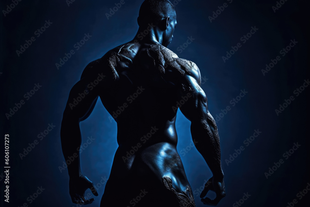 A beautiful silhouette emerges from the captivating curves of the hips.. AI generation. Generative AI A beautiful silhouette emerges from the captivating curves of the hips.. AI generation. Generative AI