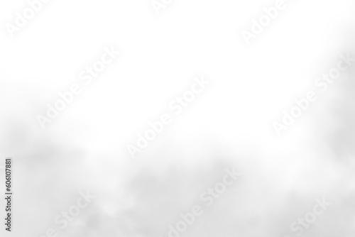 Fotografia floating white fog effect PNG