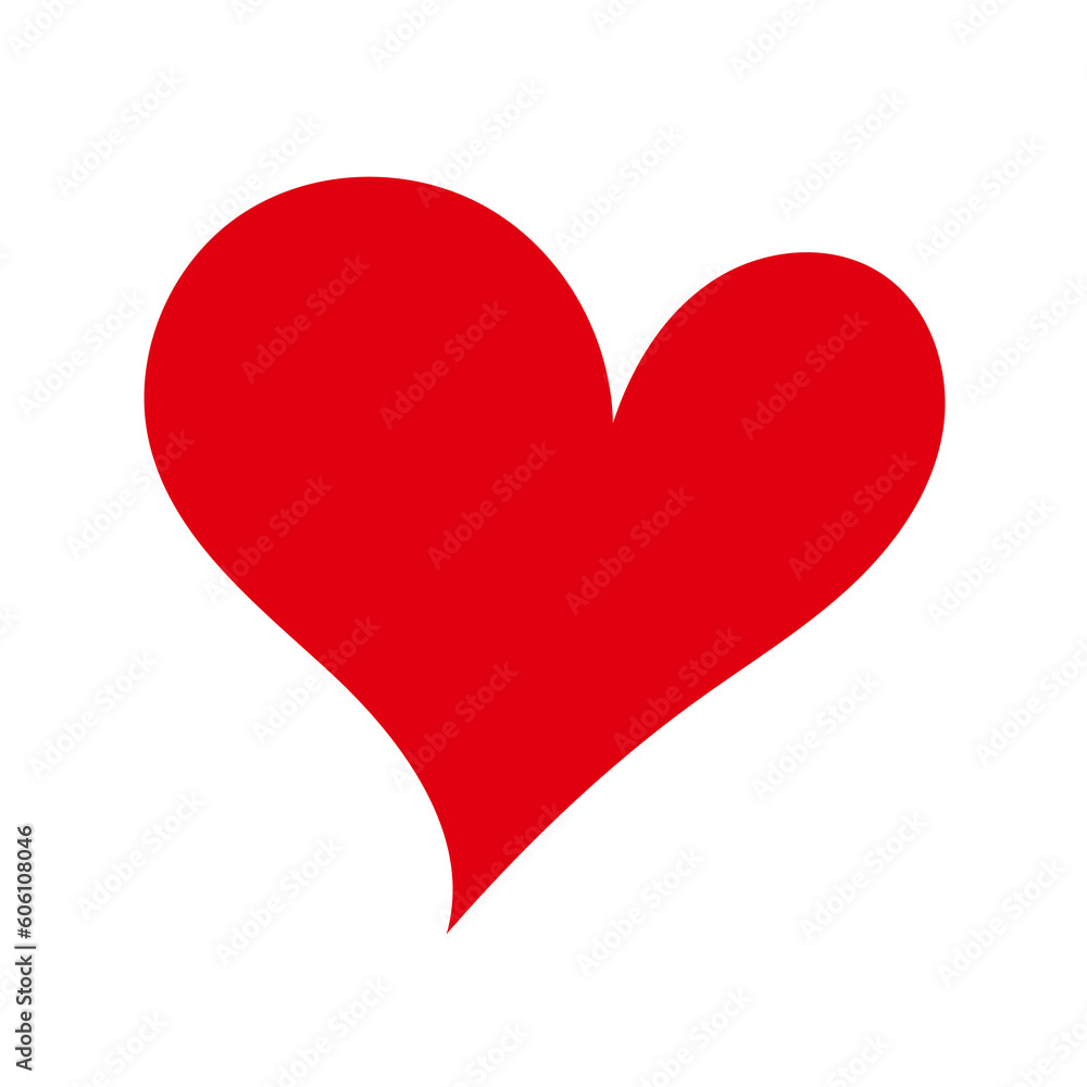 Heart shape symbol , illustration