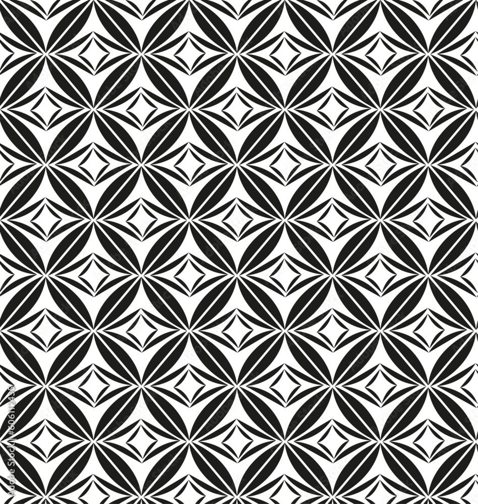 Vector seamless texture in the form of a beautiful abstract black pattern on a white background Vector seamless texture in the form of a beautiful abstract black pattern on a white background