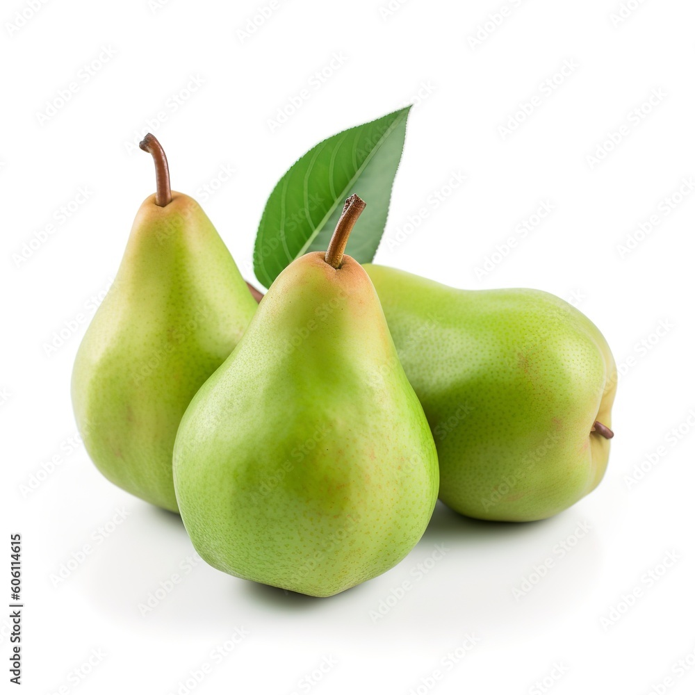 pears isolated on white background pears isolated on white background