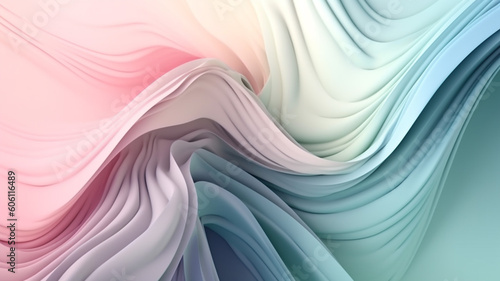 Abstract background with pastel color created with generative AI