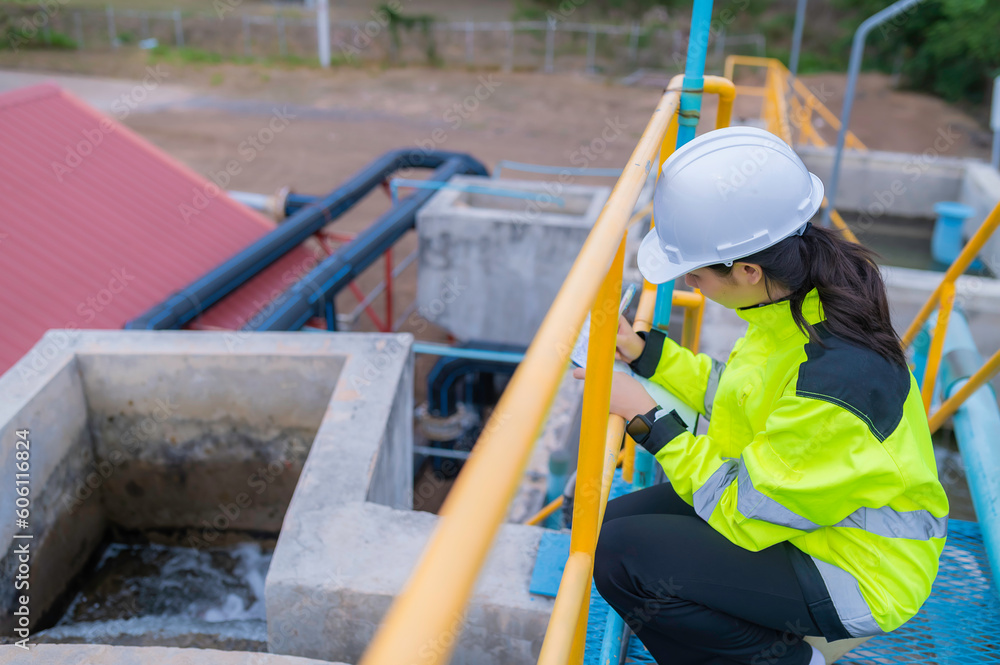 Environmental engineers work at wastewater treatment plants,Water supply engineering working at Water recycling plant for reuse,Check the amount of chlorine in the water to be within the criteria. Environmental engineers work at wastewater treatment plants,Water supply engineering working at Water recycling plant for reuse,Check the amount of chlorine in the water to be within the criteria.