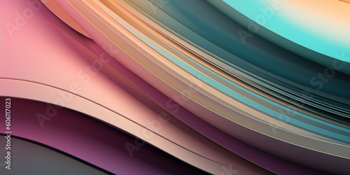 Pastel Symphony: Abstract Wallpaper in Soft Tones. Generated AI