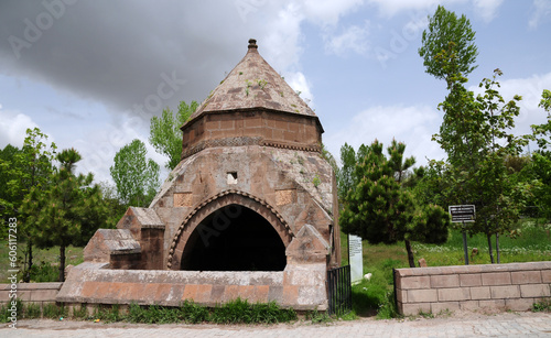 Emir Ali Vault  located in Ahlat  Turkey  was built in 1306.