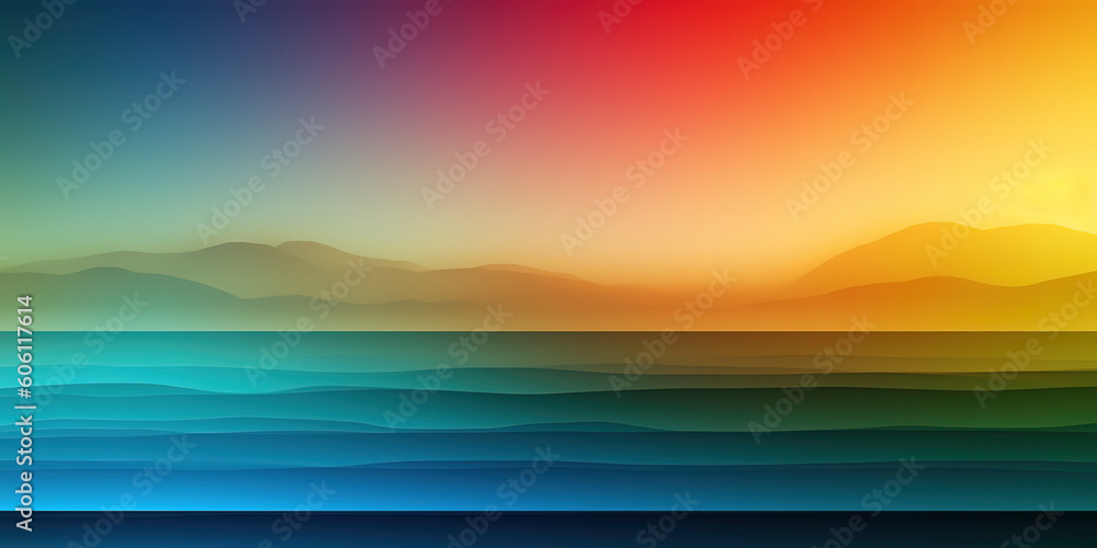 Blurry Coastal Magic: Smooth Gradient of Relaxing Beach Colors. Generated AI Blurry Coastal Magic: Smooth Gradient of Relaxing Beach Colors. Generated AI
