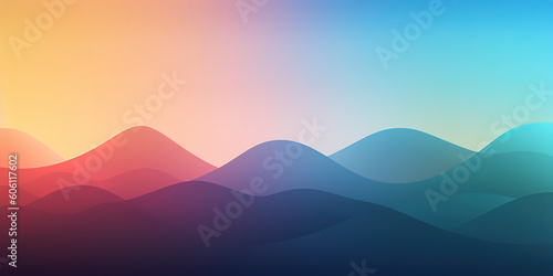 Blurry Coastal Magic  Smooth Gradient of Relaxing Beach Colors. Generated AI