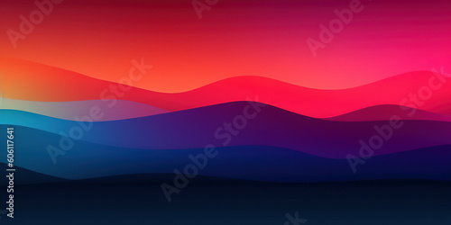 Blurry Coastal Magic: Smooth Gradient of Relaxing Beach Colors. Generated AI © Fernando